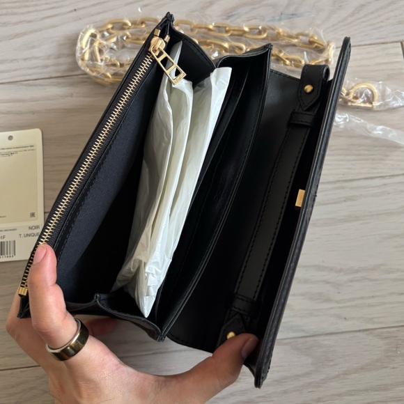 NWT | Zadig & Voltaire Unchained Leather Black Shoulder Bag - Picture 11 of 11